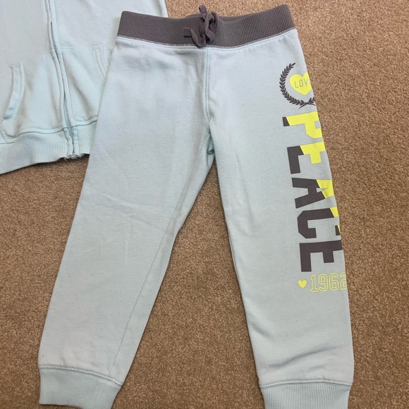 Girls Zip Hoodie with Jogger Set - Picture 4 of 6